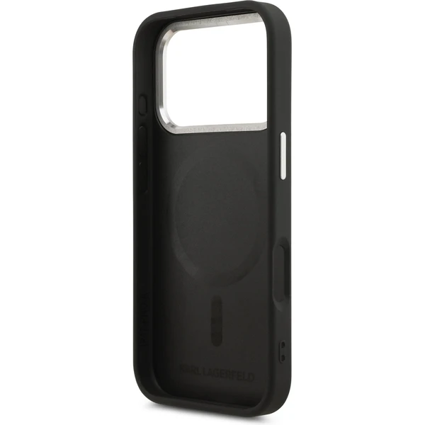 Karl Lagerfeld PU RSG Logo MagSafe kryt iPhone 17 Pro čierny - Puzdra - Obrázok 86ac6fdc94584822b259926deb3d063c