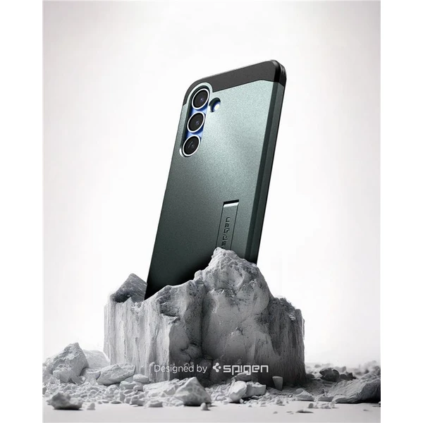 Spigen Tough Armor MagSafe kryt Samsung Galaxy S25+ zelený - Puzdra - Obrázok 870380e6f4b0494692348f5395f5ca8c