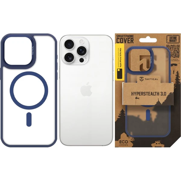 Tactical MagForce Hyperstealth 3.0 Kryt pre Apple iPhone 16 Pro Max Deep Blue - Puzdra - Obrázok 870e14ec457541aba0999526d0fd6292