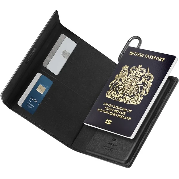 Spigen Universal Passport Holder puzdro na cestovné doklady čierne - Puzdra - Obrázok 870e4d60d9f54d4682d629df512979c9