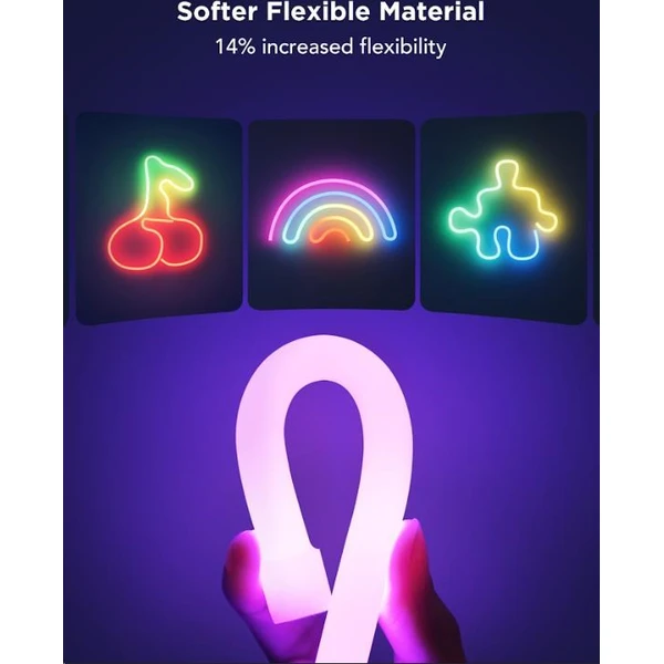 Govee Neon Rope Light 2 Matter ohybný LED pásik RGBIC, 3m - Inteligentné osvetlenie - Obrázok 871656f4ed22442f8cfd6756382b6da5