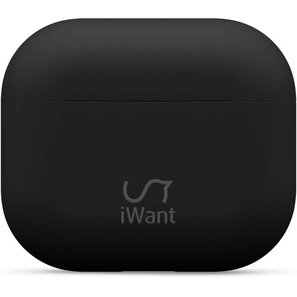 iWant AirPods 3. generácie ultra-tenké puzdro čierne