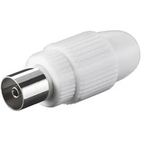 PremiumCord TV antenný konektor IEC priamy-F, 75 Ohm - Konektory