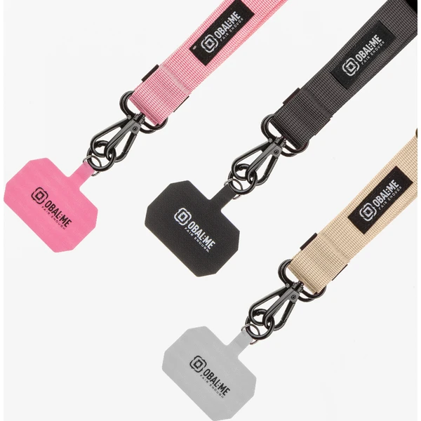 OBAL:ME NeckTag Ribbon popruh na telefón čierny - Popruhy a crossbody - Obrázok 8746934e0de040c1bce76d92dcbb318e