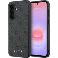 Guess PU 4G Metal Classic Logo kryt Samsung Galaxy A37 sivý - Puzdra