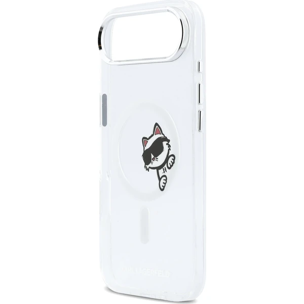 Karl Lagerfeld IML Choupette Peekaboo MagSafe kryt iPhone Air priehľadný - Puzdra - Obrázok 87811a971ce9485cab559b3a206542c1