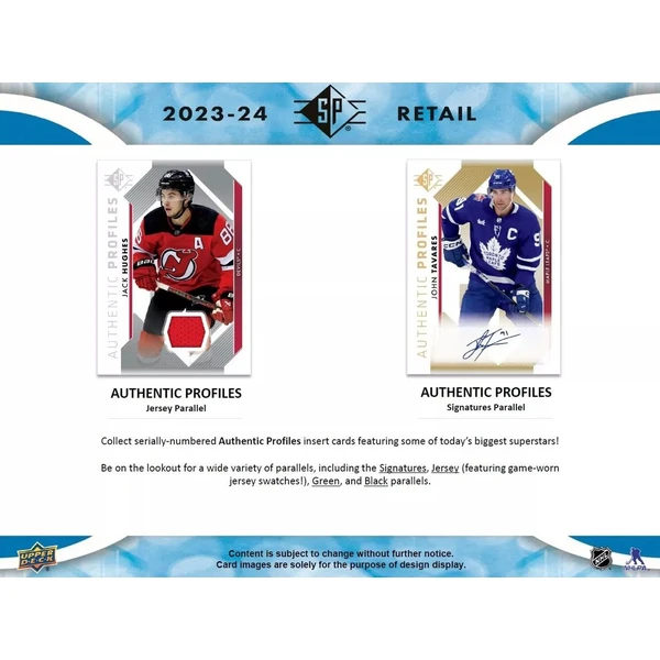 Hokejové karty 2023-24 Upper Deck SP Hockey Blaster Box - Hokejové karty - Obrázok 87IB000N01