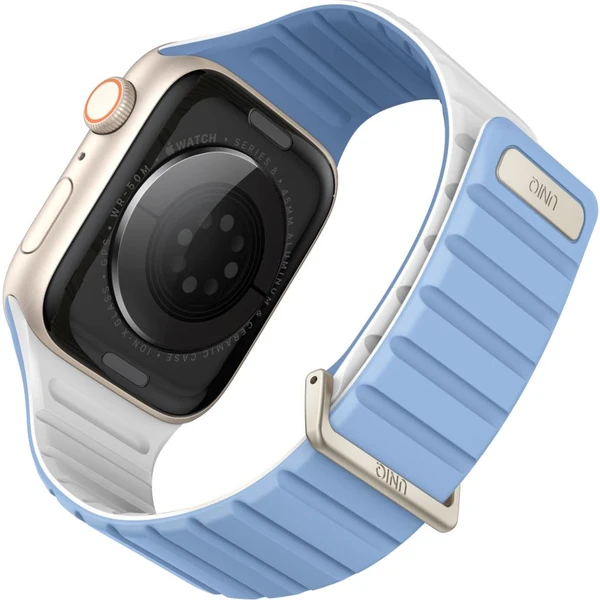 UNIQ Revix Evo obojstranný remienok Apple Watch 42/41/40/38mm (svetlo modrý/biely) - Remienky - Hlavný obrázok