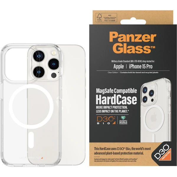 PanzerGlass HardCase MagSafe D30 Apple iPhone 15 Pro - Puzdra - Obrázok 87TS100501