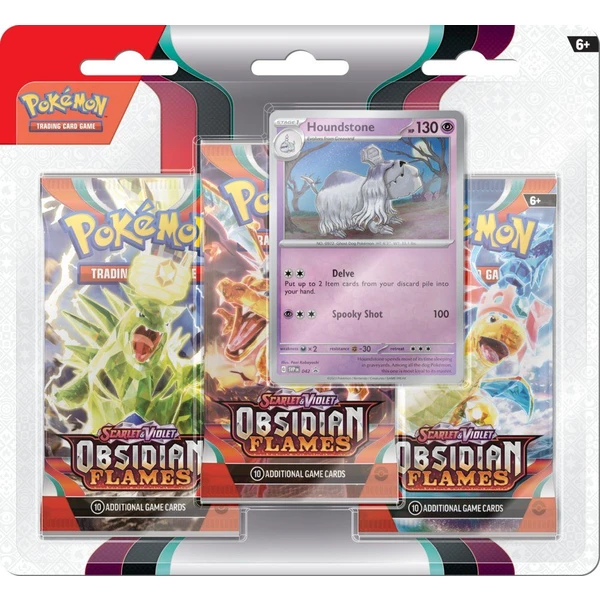 Pokémon TCG: SV03 Obsidian Flames - 3 Blister Booster - Pokémon karty - Obrázok 87W5G00101