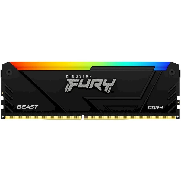 Kingston FURY Beast RGB DDR4 32GB 3600MT/s CL18 DIMM (2x16GB) XMP - Operačné pamäte - Obrázok 87XA000J01