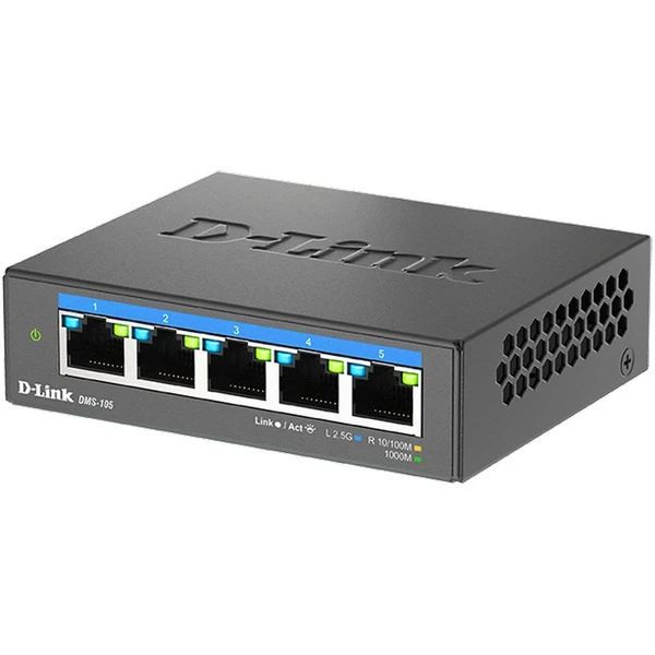 D-Link 5-Port Multi-Gigabit Unmanaged Switch - Switche - Obrázok 87YI000K01