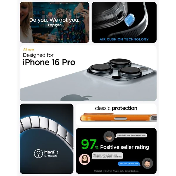 Spigen Classic C1 MagSafe kryt iPhone 16 Pro tangerine - Puzdra - Obrázok 87bfa6ed4bc9437a88f7dd90a9da3f1d