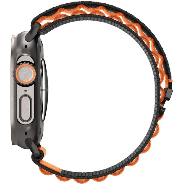 Spigen Fabric Band (hook) remienok Apple Watch 49/46/45/44mm čierny/oranžový - Remienky - Obrázok 87cfe431b793441b90d8b0f02f1b6201