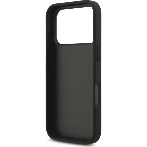 Guess PU 4G Metal Logo Zadný kryt pre iPhone 18 Pro Grey - Puzdra - Obrázok 87d548290476400d97b1018be5595c26