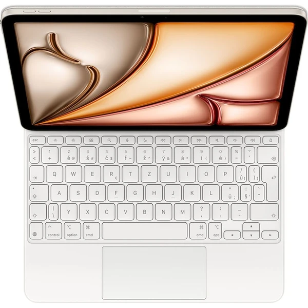 Apple Magic Keyboard (2025) iPad Air 11" klávesnica CZ biela (Kategória A) - Puzdra s klávesnicou - Obrázok 87e785503c1a427b9b98448bf5b3f47e