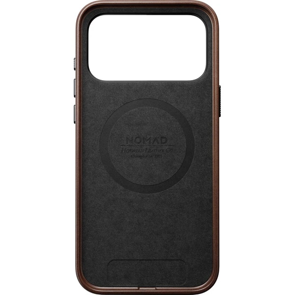 Nomad Traditional Leather (Horween) MagSafe kožený kryt iPhone 17 Pro Max/18 Pro Max Rustic Brown - Puzdra - Obrázok 87fbcdada4994899bfe3611db471a7be