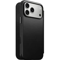 Nomad Modern Leather Folio MagSafe kožené puzdro iPhone 17 Pro Max/18 Pro Max Black - Puzdra