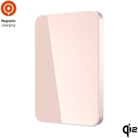 FIXED MagZen 5 Crystal MagSafe/Qi2 powerbanka, 5000mAh, ružová - Powerbanky