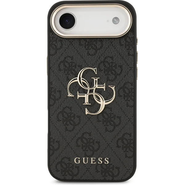 Guess PU Leather 4G Metal Logo Gold Frame MagSafe kryt iPhone Air čierny - Puzdra - Obrázok 880f387623d446bc96bcb5a54833d1ed