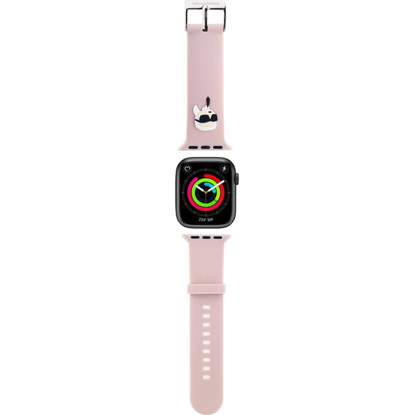 E-shop Karl Lagerfeld Karl Head NFT remienok pre Apple Watch 42/44/45/46/49 ružový