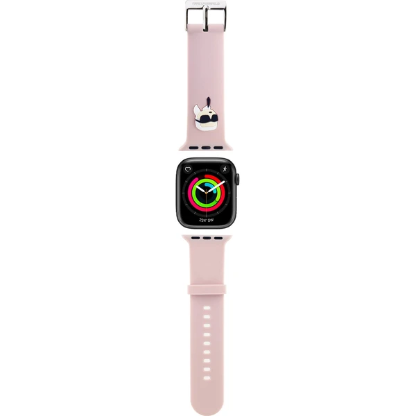 Karl Lagerfeld Karl Head NFT Remienok pre Apple Watch 42/44/45/46/49 Pink - Remienky - Hlavný obrázok