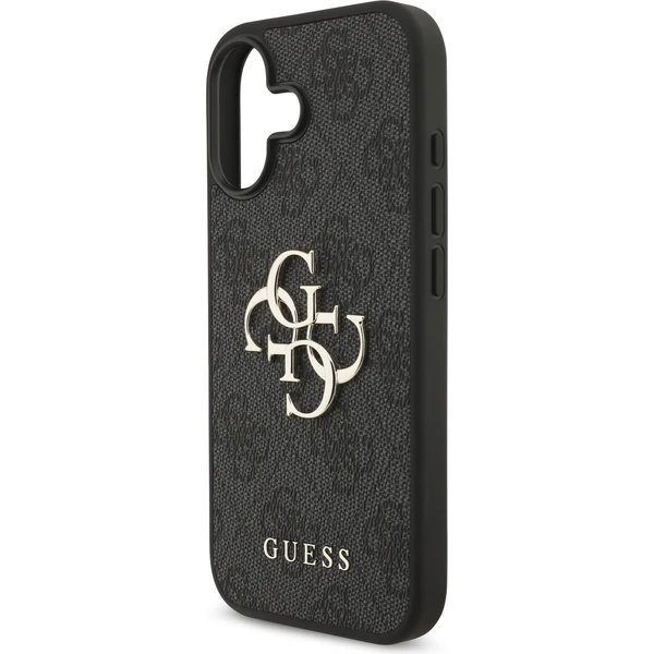 Guess PU 4G Metal Logo kryt iPhone 17 sivý - Puzdra - Obrázok 88222d4a9997453d91a804dccb2da44d