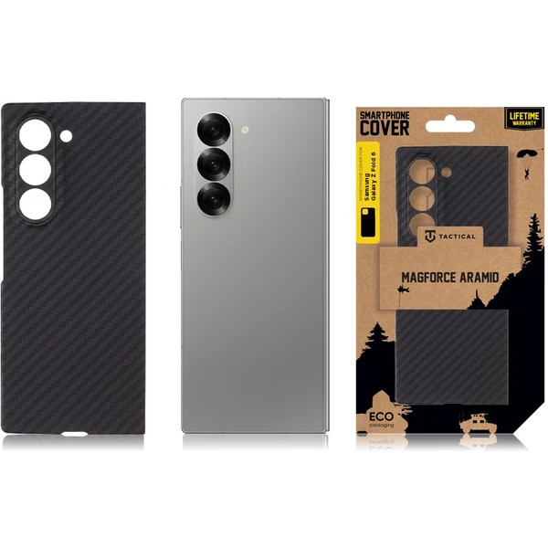 Tactical MagForce Aramid Kryt Samsung Galaxy Z Fold6 čierny - Puzdra - Obrázok 8833fd0d7ef44b2ab6cdc462460f26ba