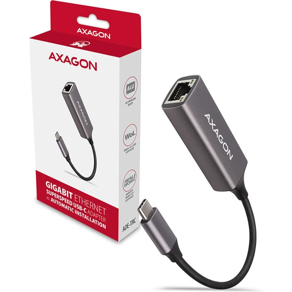 AXAGON ADETRC USB C 3.2 Gen 1 - Sieťové karty - Obrázok 883V000501