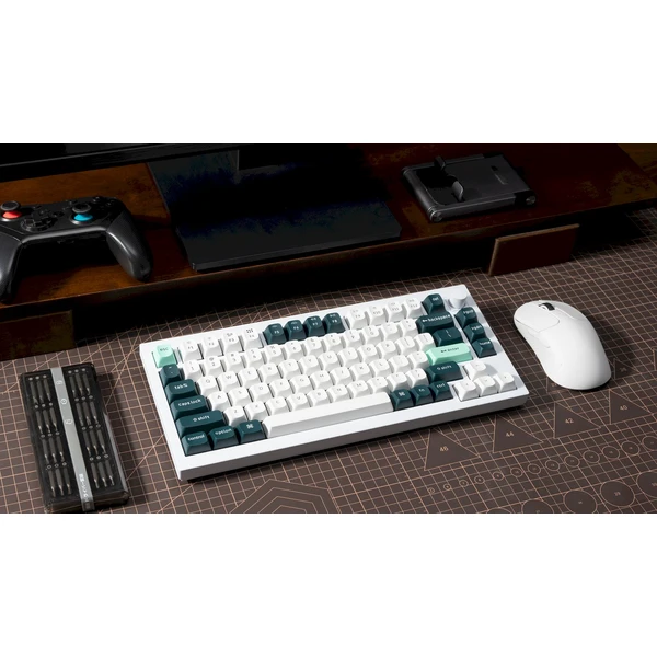 Keychron Q1 HE herná klávesnica (US) (Gateron nebula switch) biela - Klávesnice - Obrázok 888F000J01