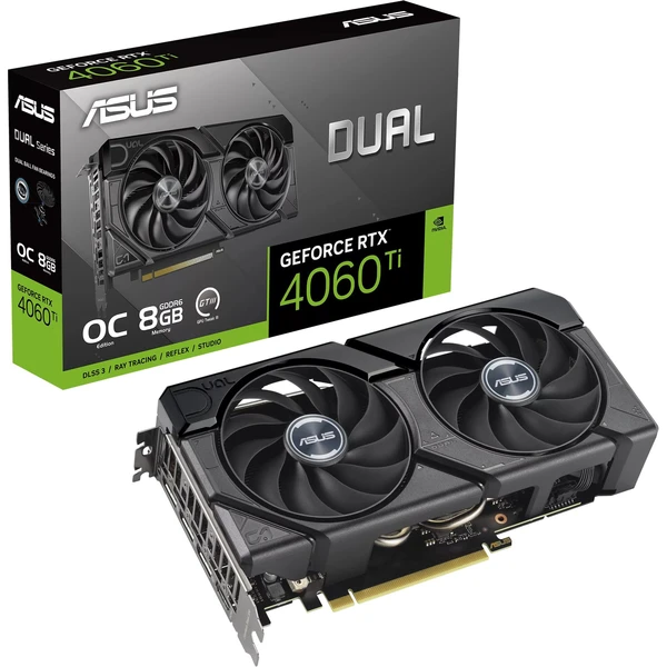 ASUS Dual NVIDIA GeForce RTX 4060 Tí EVO OC Edition 8GB GDDR6