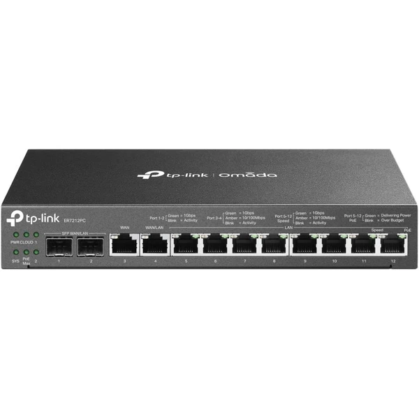 TP-Link ER7212PC router čierny - Wi-Fi routery - Hlavný obrázok