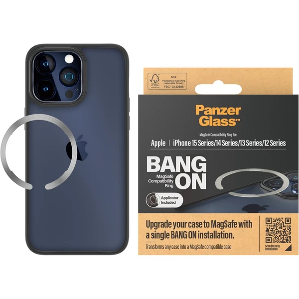 PanzerGlass MagSafe Ring nalepovací krúžok pre iPhone 16/15/14/13/12 - Vychytávky - Obrázok 88TS100501