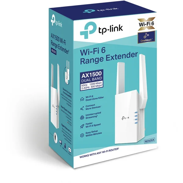 TP-Link RE505X extender - Wi-Fi extendery - Obrázok 88YT000501