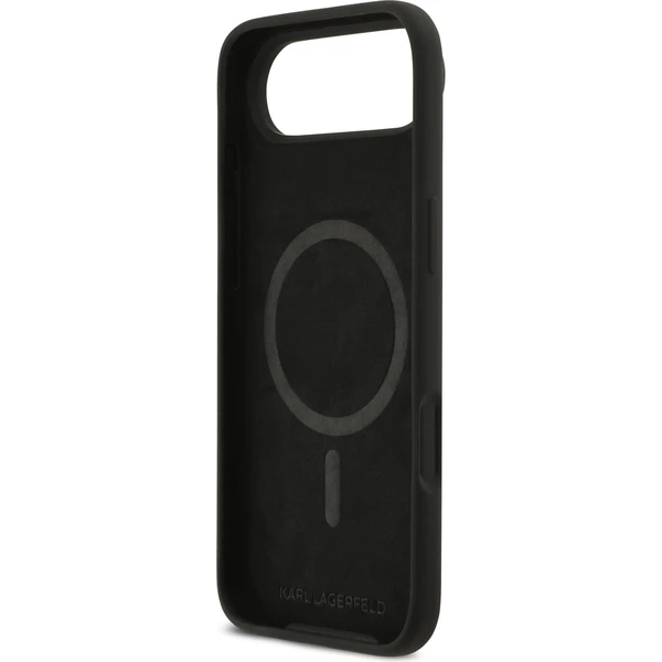 Karl Lagerfeld Liquid Silicone K&CH Sketch MagSafe kryt iPhone Air čierny - Puzdra - Obrázok 88a56941503f45d8b3b00cb6fa00a6e4