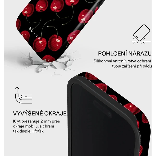 Burga Tough MagSafe kryt iPhone 17 Cherrybomb - Puzdra - Obrázok 88cb123b74be49e39c75096f15da2d47