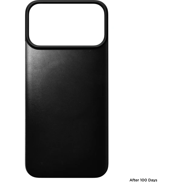 Nomad Magnetic Leather Back (Horween) MagSafe kožený kryt iPhone 18 Pro Max Black - Puzdra - Obrázok 88d4237e57284841b075a4822a5349a4