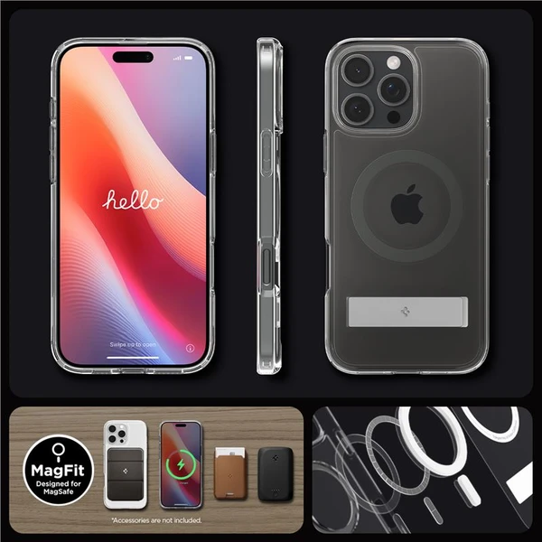 Spigen Ultra Hybrid S MagSafe kryt iPhone 16 Pro graphite - Puzdra - Obrázok 88d4caac19814ded8143f8f36101c01a