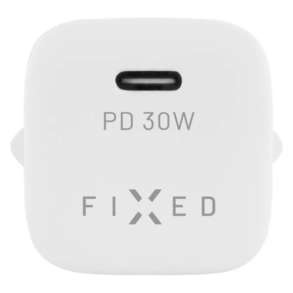 FIXED Mini nabíjačka s USB-C výstupom a podporou PD 30W biela - Nabíjačky - Obrázok 88db945c69e349e0afb23368f91ab487