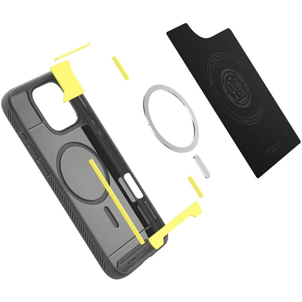 Spigen Rugged Armor MagSafe kryt iPhone 16 Pro gray - Puzdra - Obrázok 88ed237c6b1a4d90bd696bf80282b5df