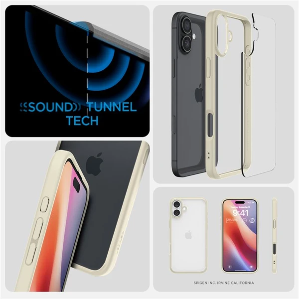 Spigen Ultra Hybrid kryt iPhone 16 Plus mute beige - Puzdra - Obrázok 8906ea431b5949d98ac1621aa2d195ed