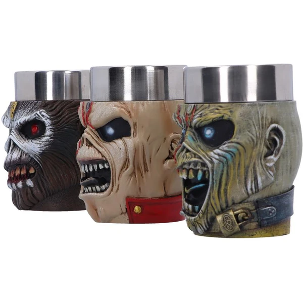Set 3 panákoviek Nemesis Now Iron Maiden - Eddie 9 cm - Poháre - Obrázok 891H000N01