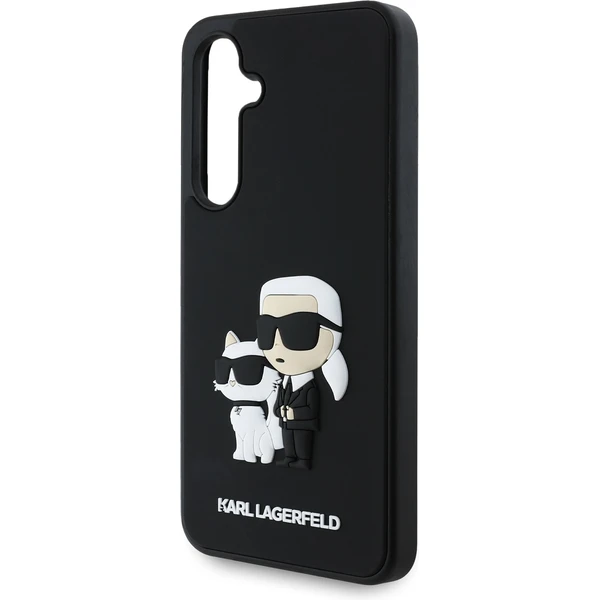 Karl Lagerfeld 3D Rubber Karl and Choupette kryt Samsung Galaxy S24 FE čierny - Puzdra - Obrázok 891a46109d544127bc6c3ce61f9f6752