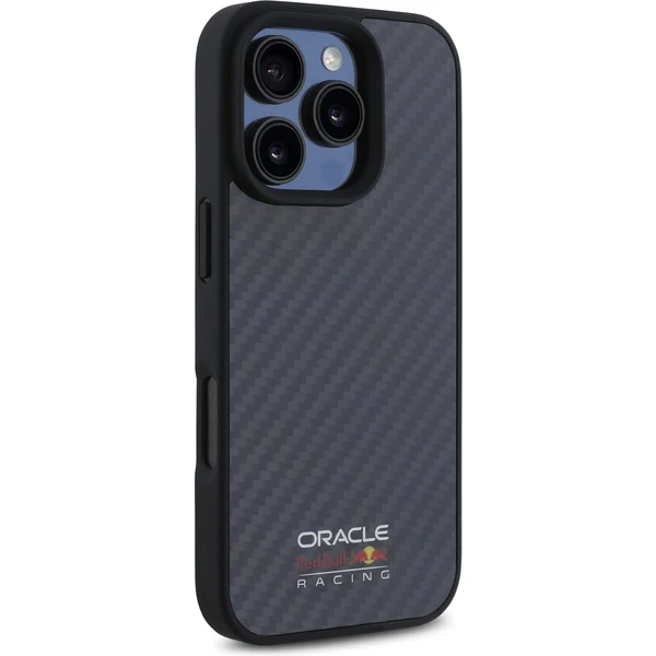 Oracle Red Bull Racing Carbon Shiny Logo MagSafe kryt iPhone 16 Pre čierny - Puzdra - Obrázok 8928f7cbb1c543fa9367c0cee6686b11