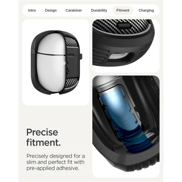 Spigen Rugged Armor puzdro Google Pixel Buds 2a matne čierne - Puzdra - Obrázok 892c64f226f940cbba8f2593ee9efaab