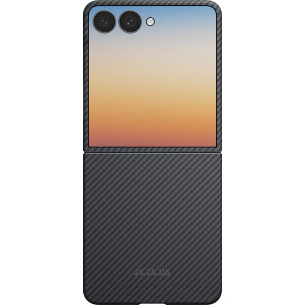 Pitaka Edge Case MagSafe kryt Samsung Galaxy Z Flip8 Black/Grey - Puzdra - Obrázok 893e4707ede744609fb395e53f0eaab3