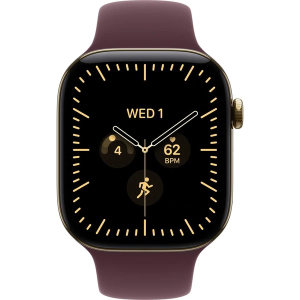 Apple Watch Series 12 Cellular (42mm) Zářivě zlatý titan s burgundsky červeným sportovním řemínkem S - Inteligentné hodinky - Obrázok 89401f8e5af14eedb28ca2708603ed3d