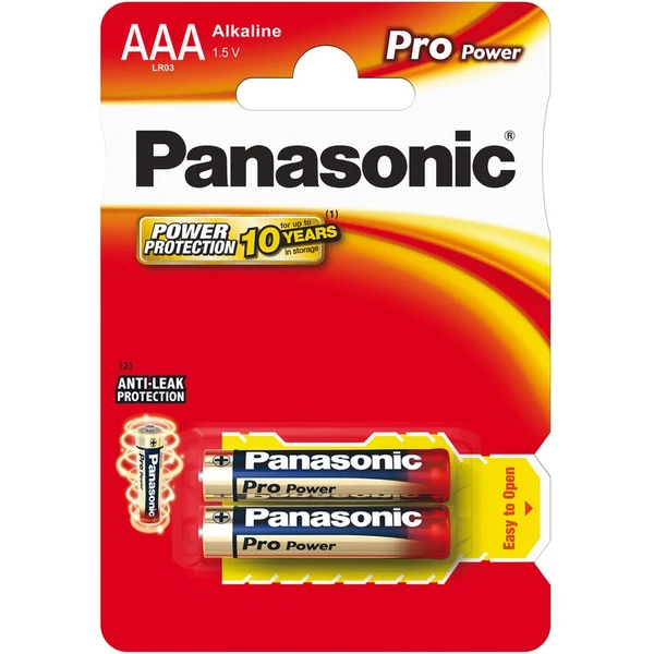 Panasonic Pro Power AAA alkalická batéria (2ks) - Batérie - Hlavný obrázok