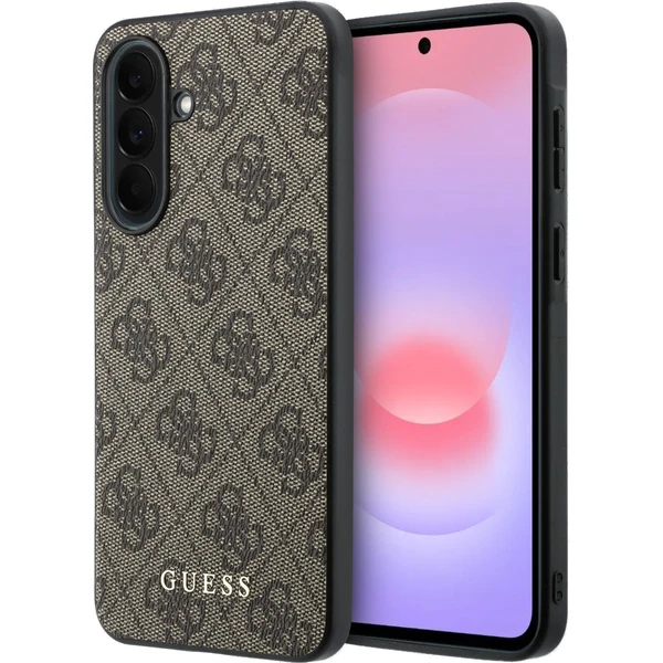 Guess PU 4G Metal Classic Logo kryt Samsung Galaxy A37 hnedý - Puzdra - Hlavný obrázok