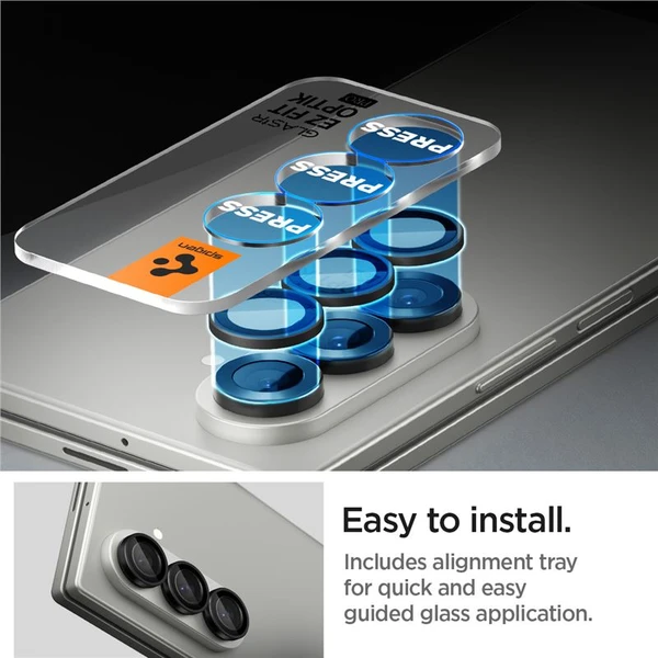 Spigen Glass TR EZ Fit Optik Pre HD sklo Samsung Galaxy Z Fold7 čierne (2 ks) - Ochranné fólie a sklo - Obrázok 896bc25fc5f144e5b3ee832a9b9904f5